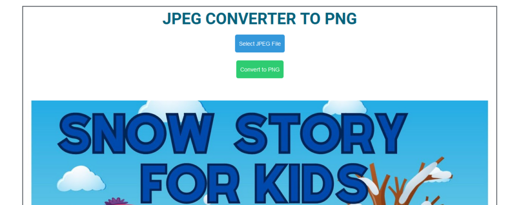JPEG TO PNG CONVERTER