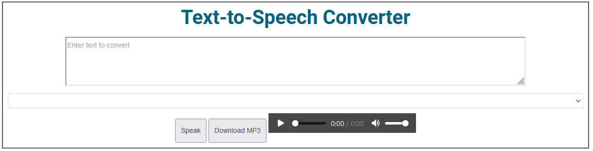Text-to-Speech Converter Tools