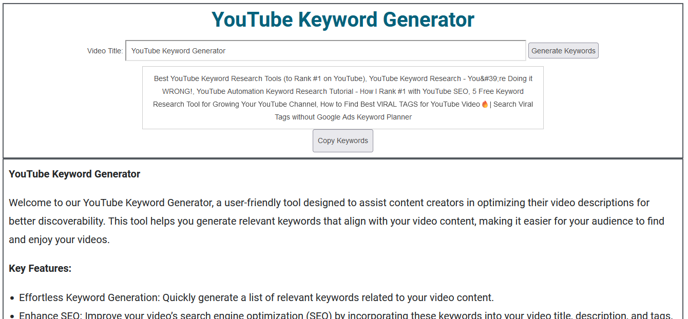 The Best Way to Start YouTube Keyword Research: Unlocking the Power of KeloWebTools